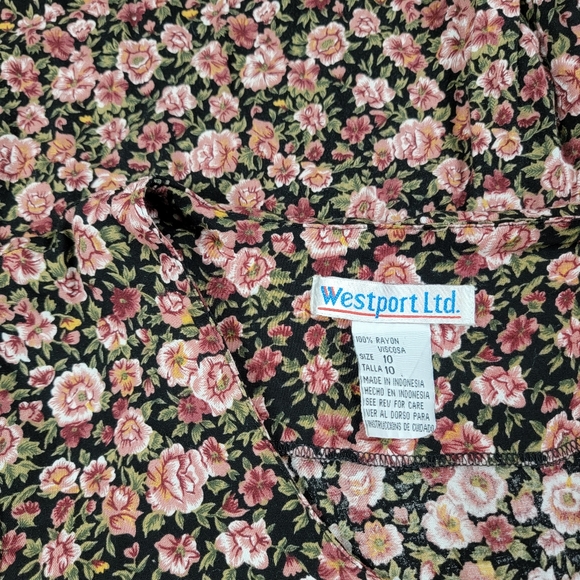 VINTAGE FLORAL ROMPER - Picture 3 of 4